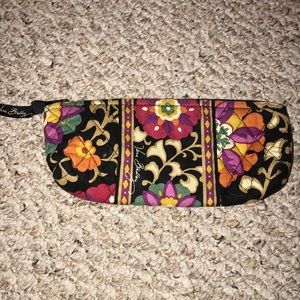 Vera Bradley cosmetic pencil brush case